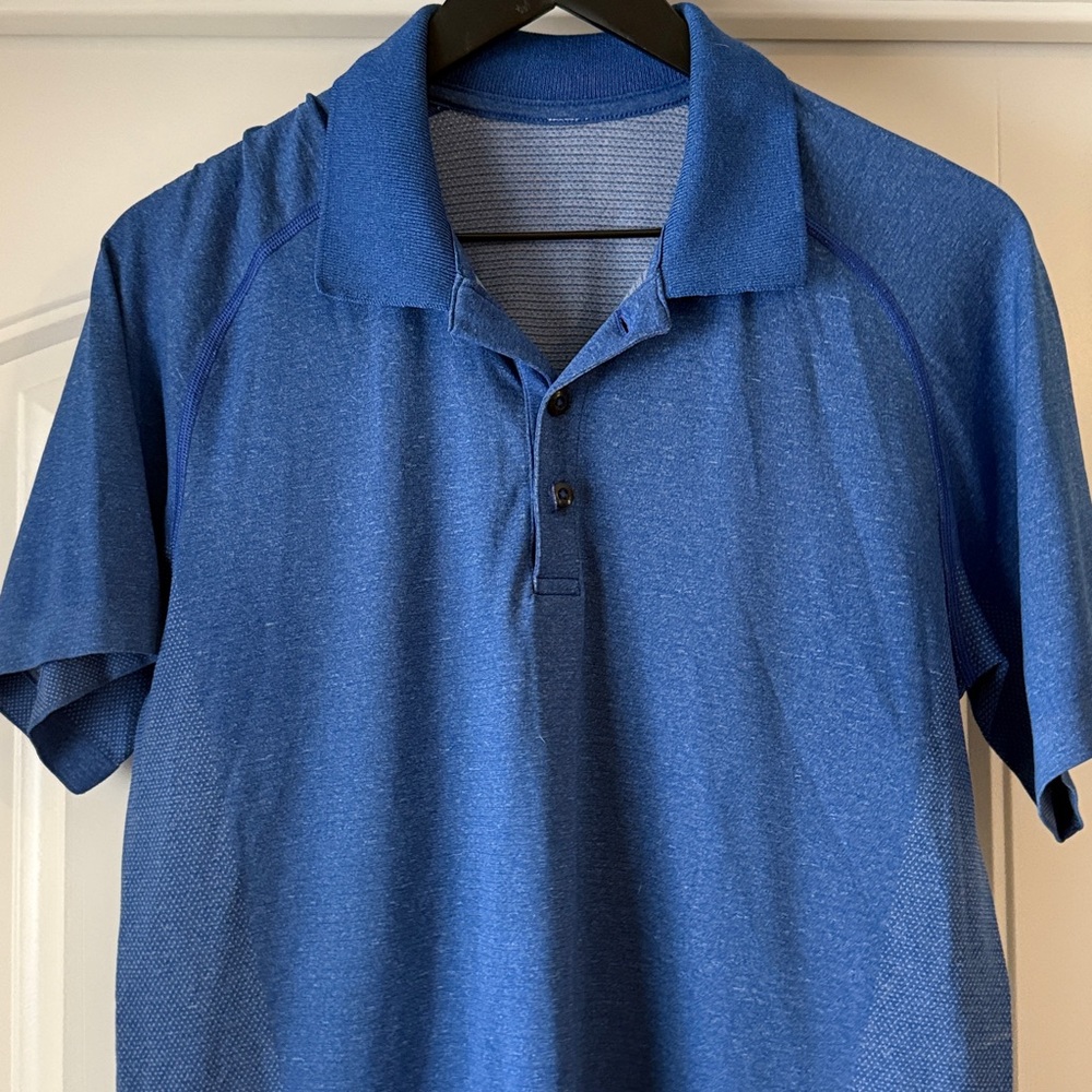 HP💙 lululemon Men's Blue Athletic Polo